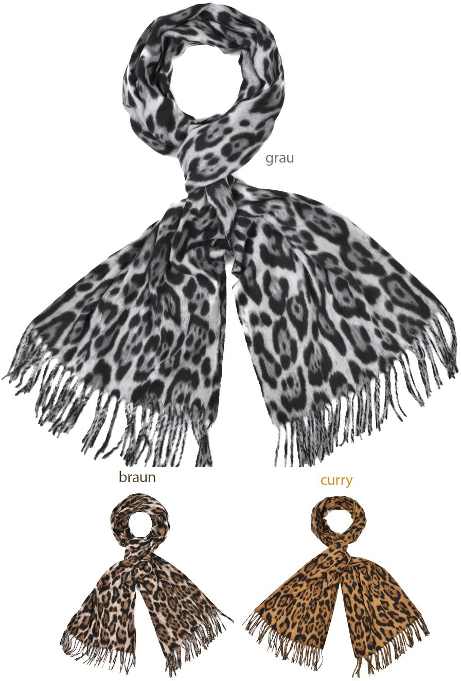 #366 Leoparden Schal