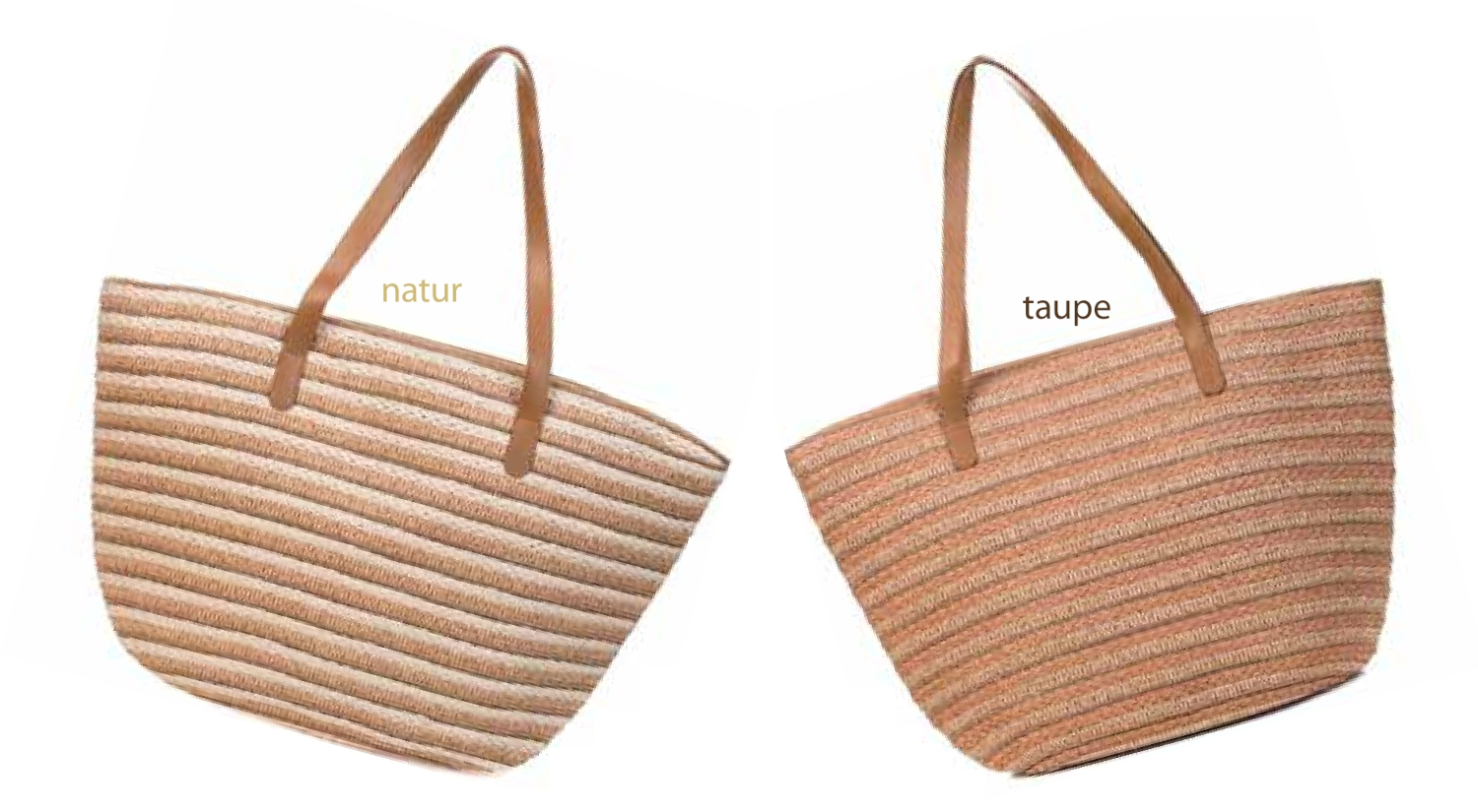 T 274 Korb Tasche mit Innenfutter & Reißverschluss