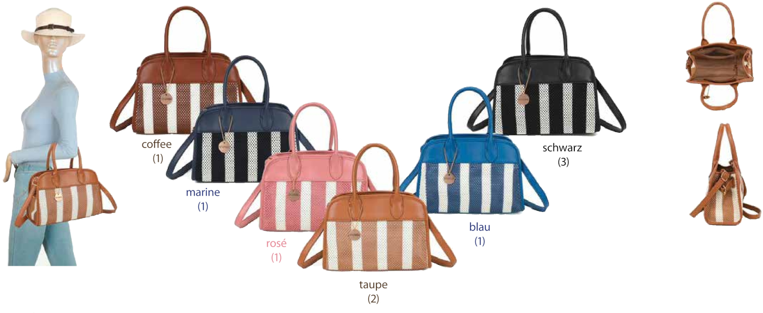 T 273 Netz-Streifen Tasche