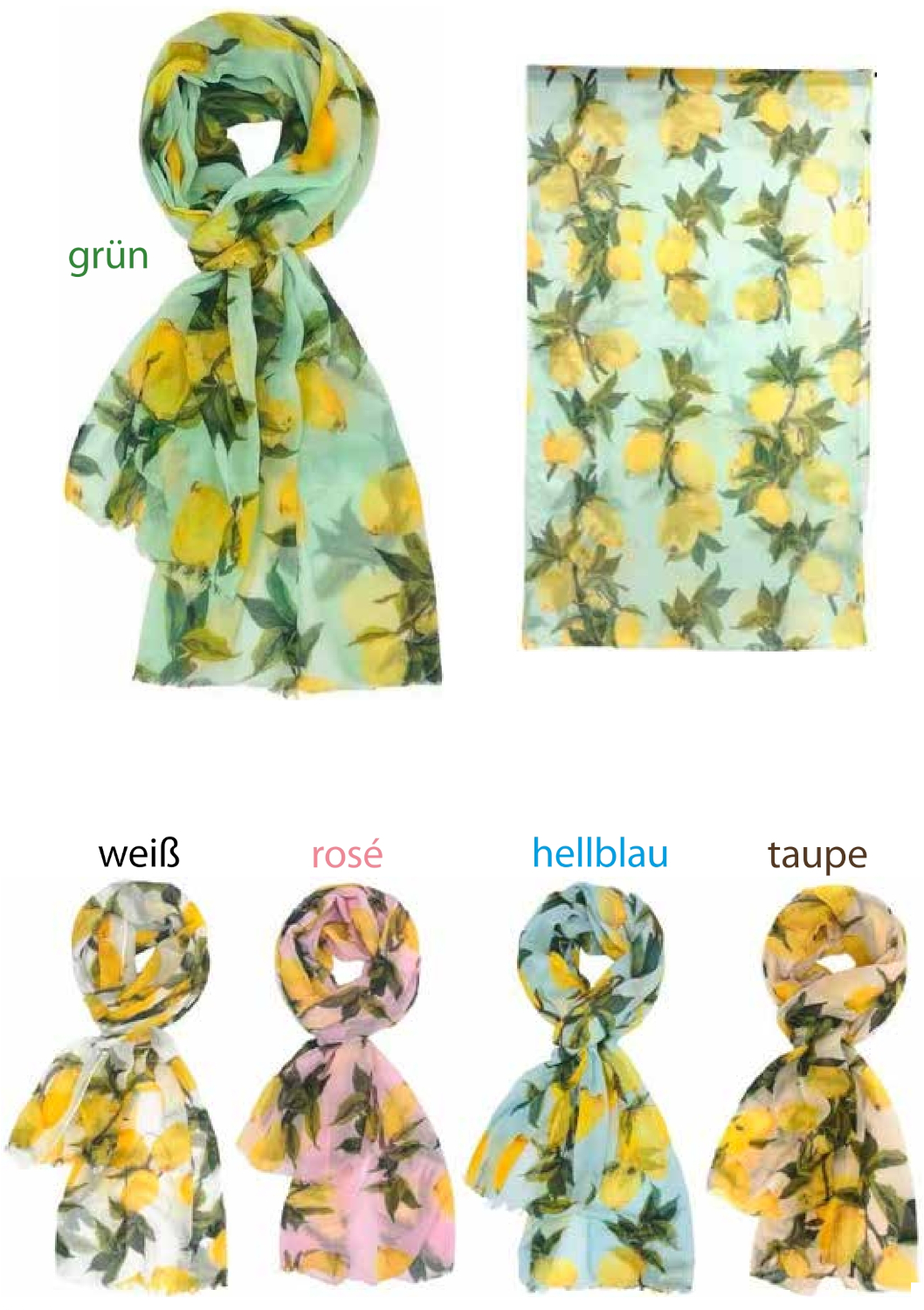 #211 Zitronen Schal