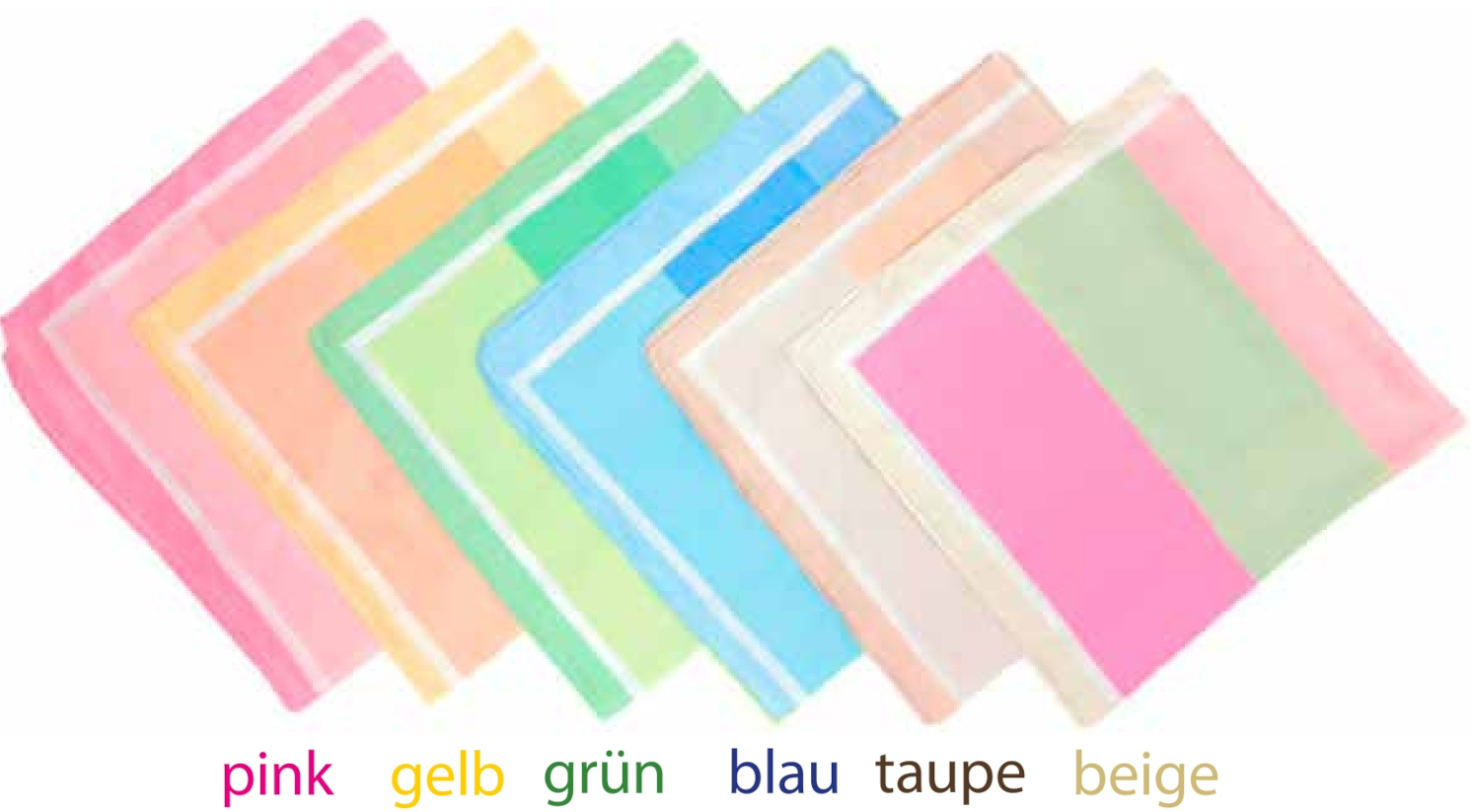 #527 Multi Block Streifen Nickituch