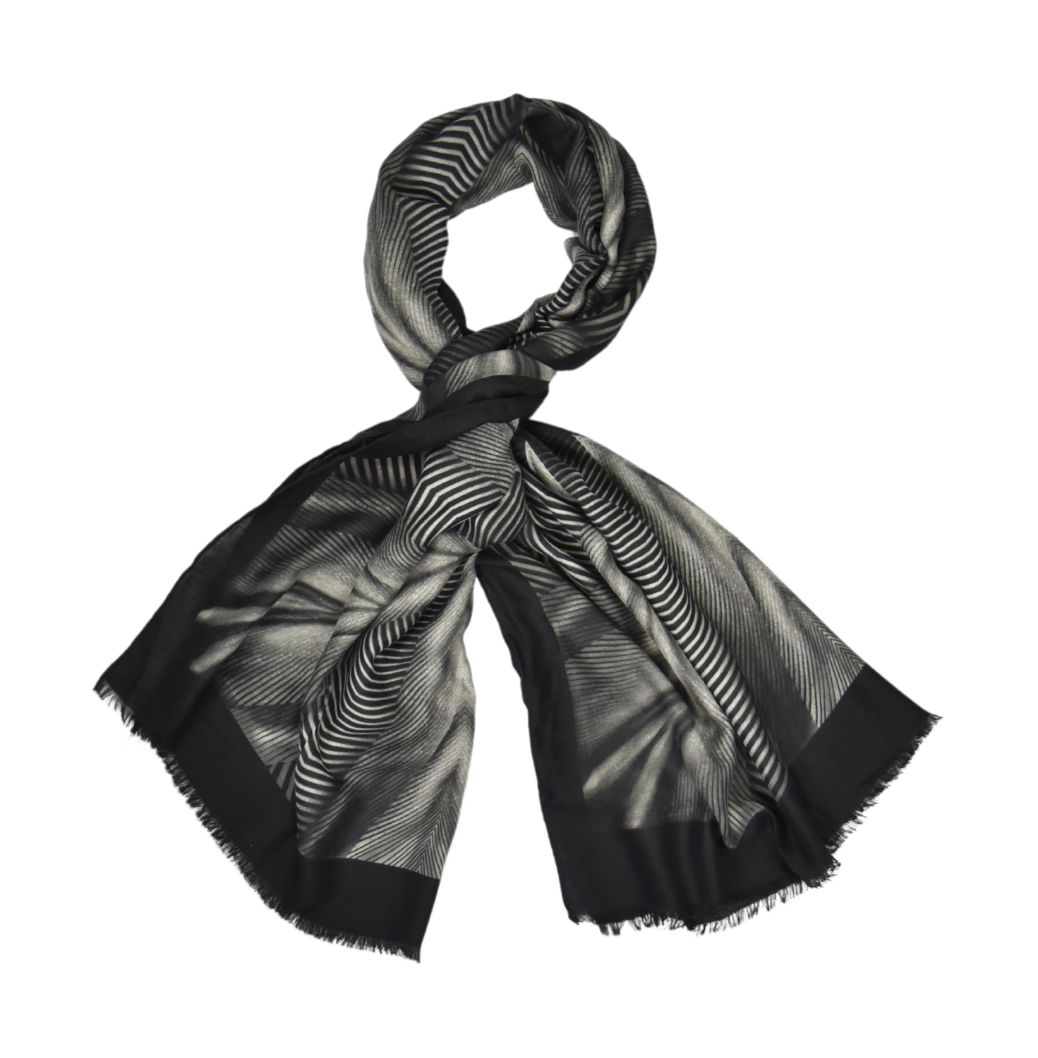 #491 Animal Schal mit Zebra Muster