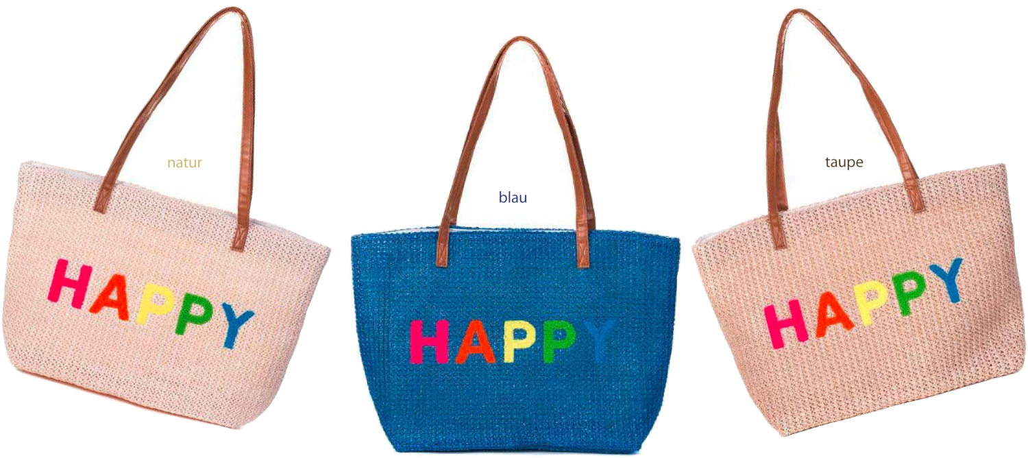 T 203 Happy Korb Tasche