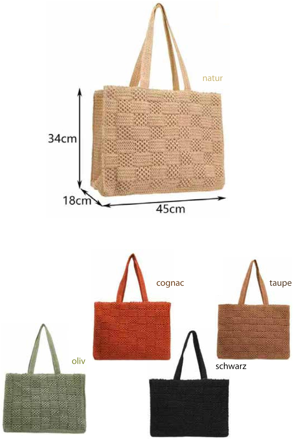 T 930-2 Karo-Netz-Tasche